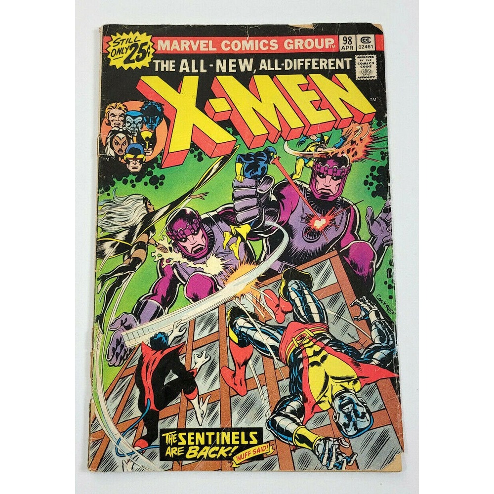 UNCANNY X-MEN #98 (1976) /VG/ AMANDA SEFTON 1ST CAMEO WOLVERINE UNMASKS 1ST TIME